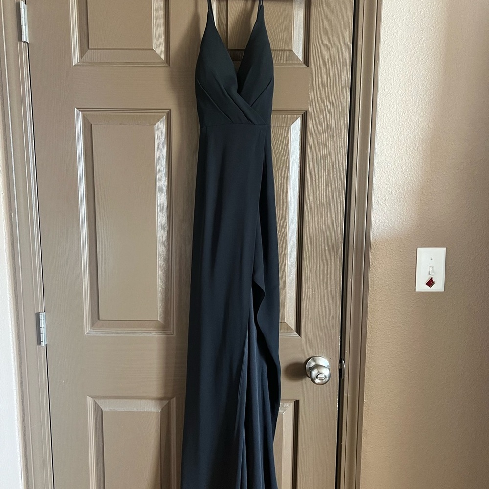 Bill Levkoff Black Maxi Dress